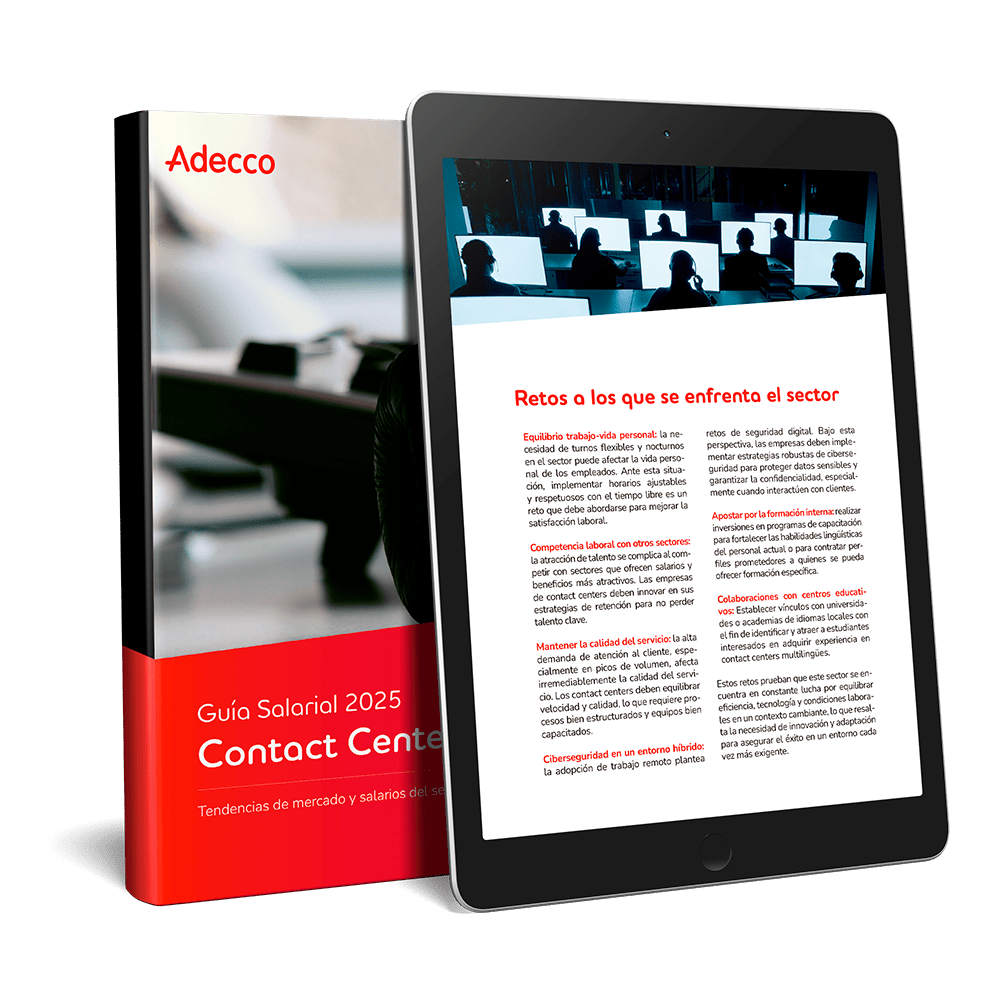 Portada de Guía salarial 2025 Sector Contact Center
